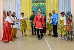 В Старо-Волжском доме-интернате прошёл пасхальный праздник