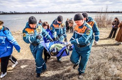 В Икрянинском районе прошли командно-штабные учения сотрудников МЧС