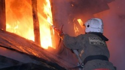 В Икрянинском районе на пожаре погиб человек