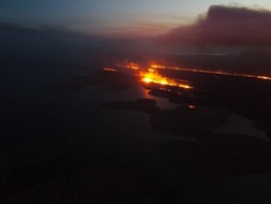В Астраханской области за трое суток произошло 14 возгораний сухой растительности