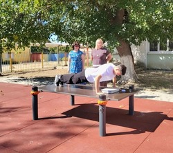 В оранжерейнинской школе состоялось торжественное открытие спортплощадки ГТО