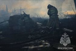 В Икрянинском районе ликвидирован пожар