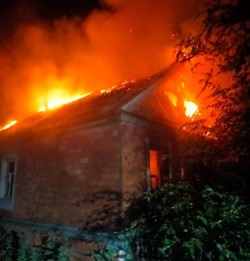 В Ильинке горел частный дом