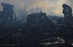 В икрянинском селе произошёл пожар