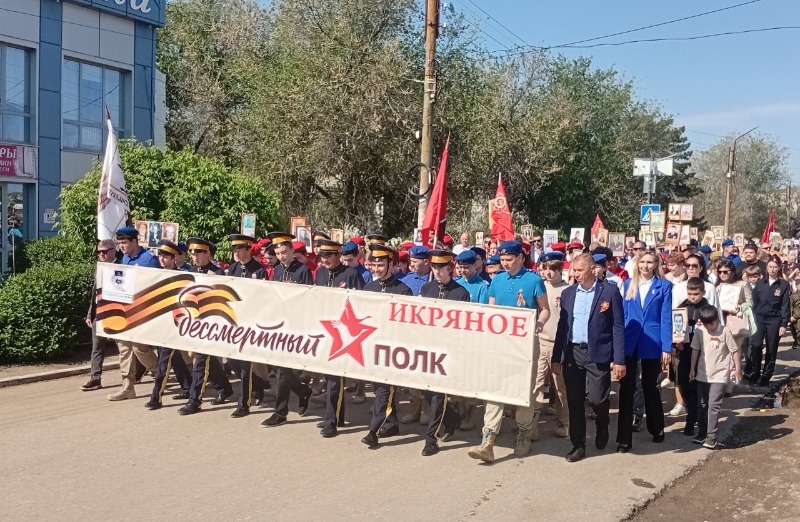Икрянинцы с размахом отметили День Победы